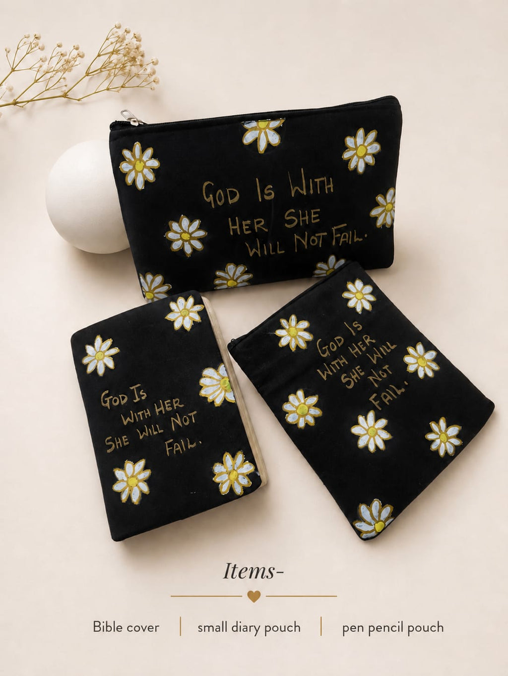Black Daisy Faith Combo